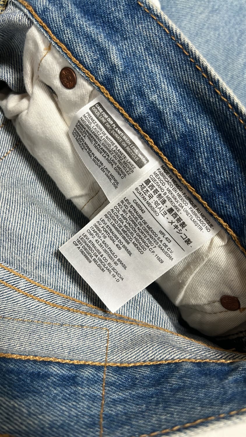 데님티어스 리바이스 501 데님팬츠 31x32 상품이미지3