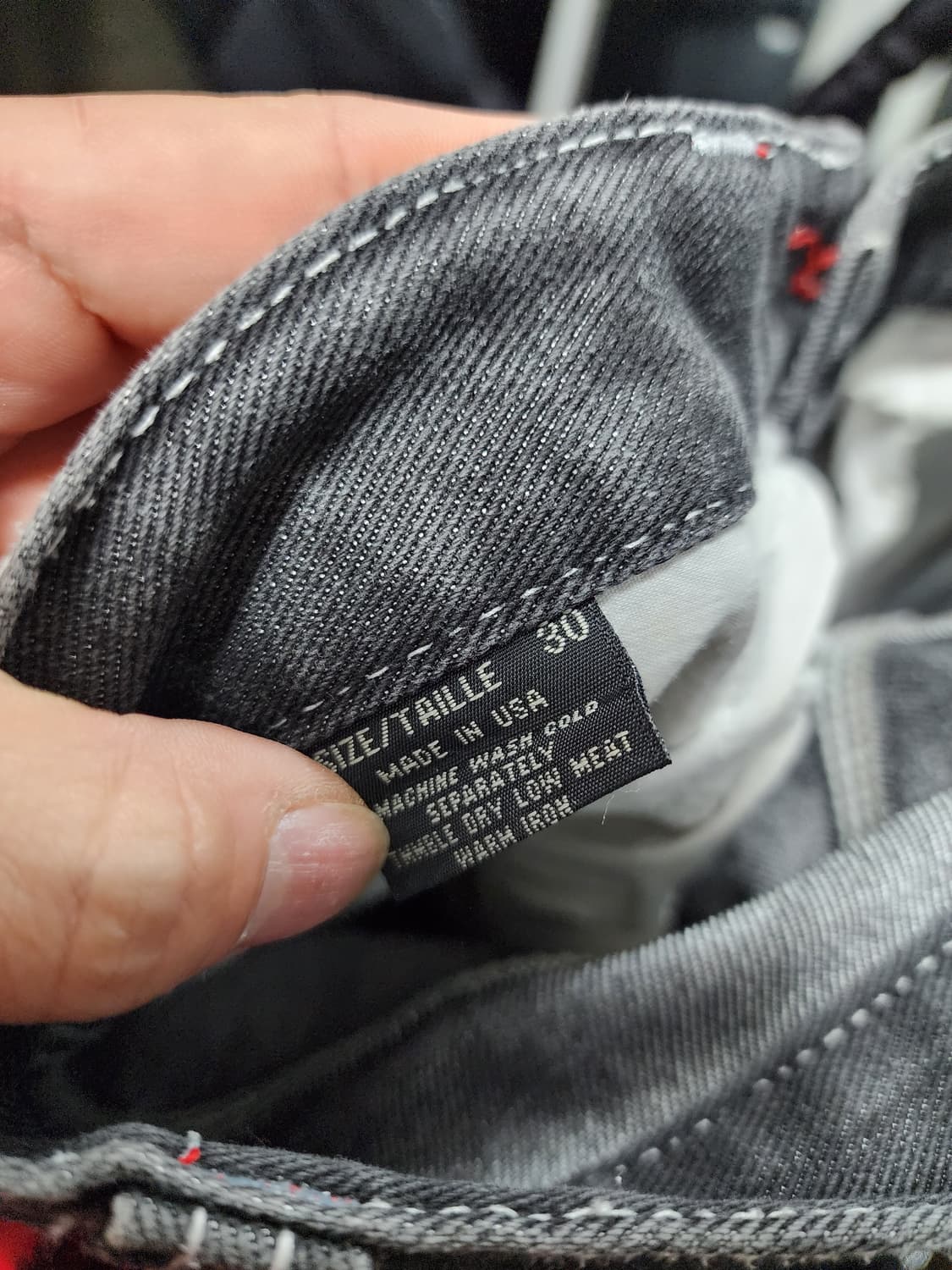 JOHNNY BLAZE 90s 흑청 워싱 카펜터 힙합팬츠 상품이미지10