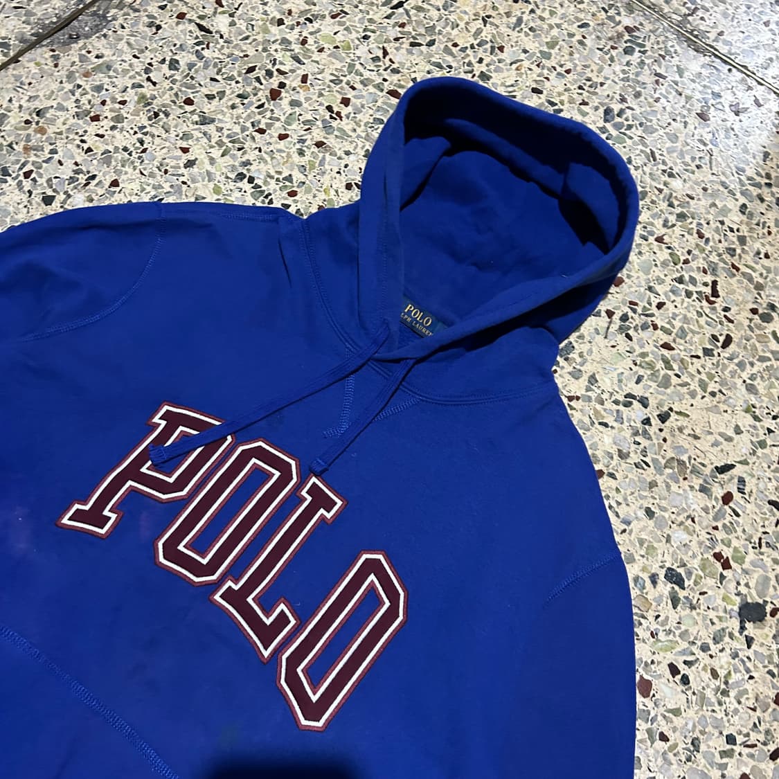 폴로 랄프로렌(POLO RalphLauren)블루 스펠로고 후드티 상품이미지2