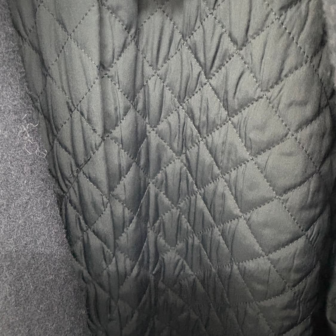 라코스테 블랙 모직 코트 남L 상품이미지5