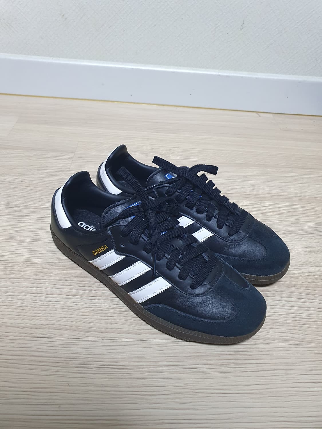 아디다스 삼바 OG 블랙 화이트 255 상품이미지2