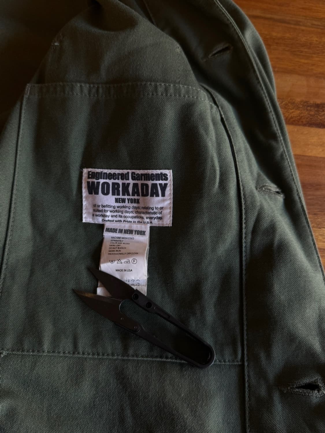 엔지니어드 가먼츠 워크 코트 100 상품이미지3