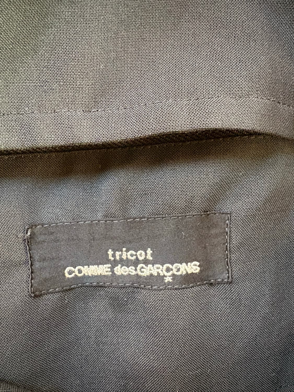 트리코  꼼데 가르송 플리츠 백 상품이미지3