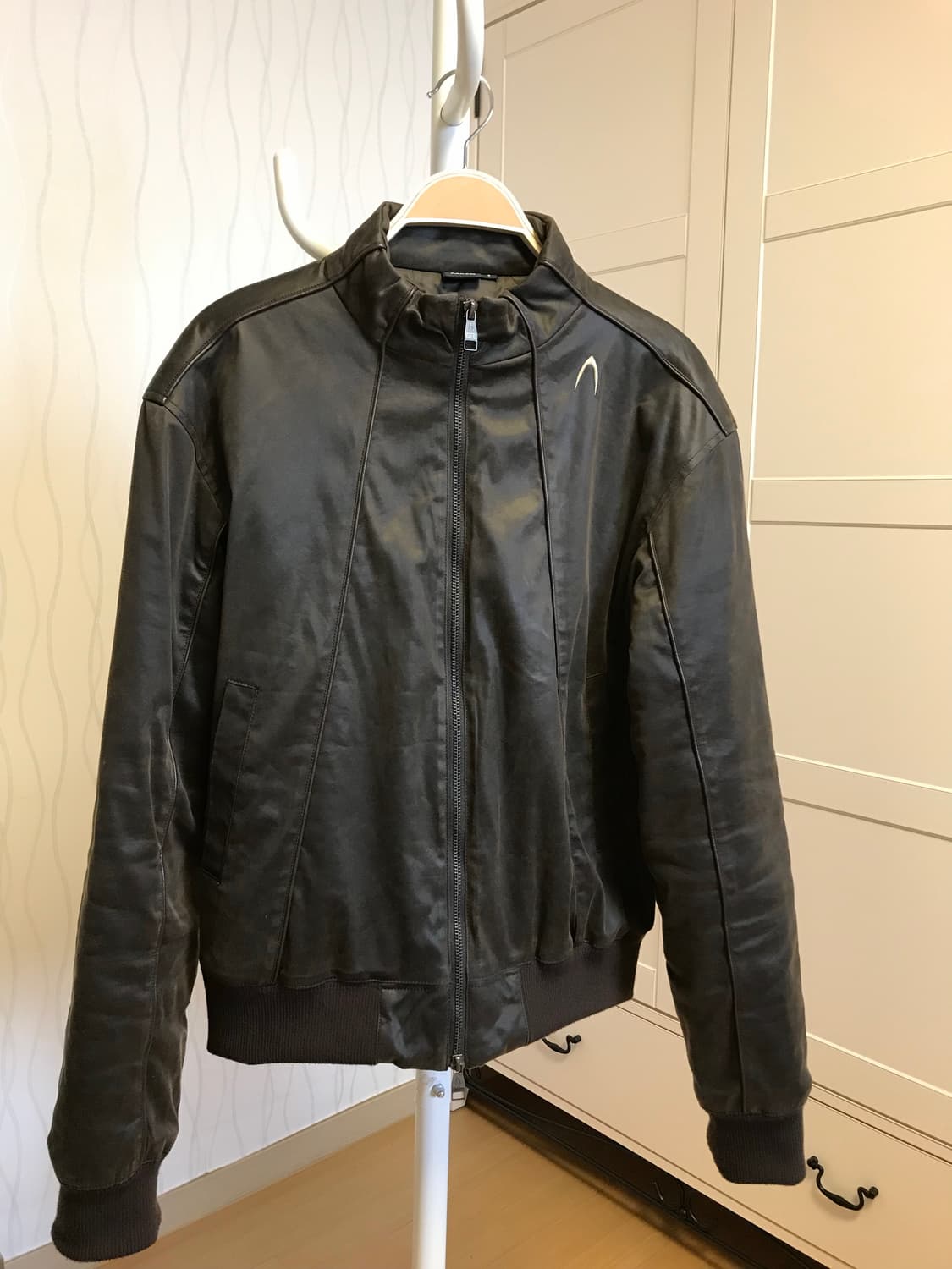 아캄 파이핑 레더 블루종 사이즈 2 상품이미지2