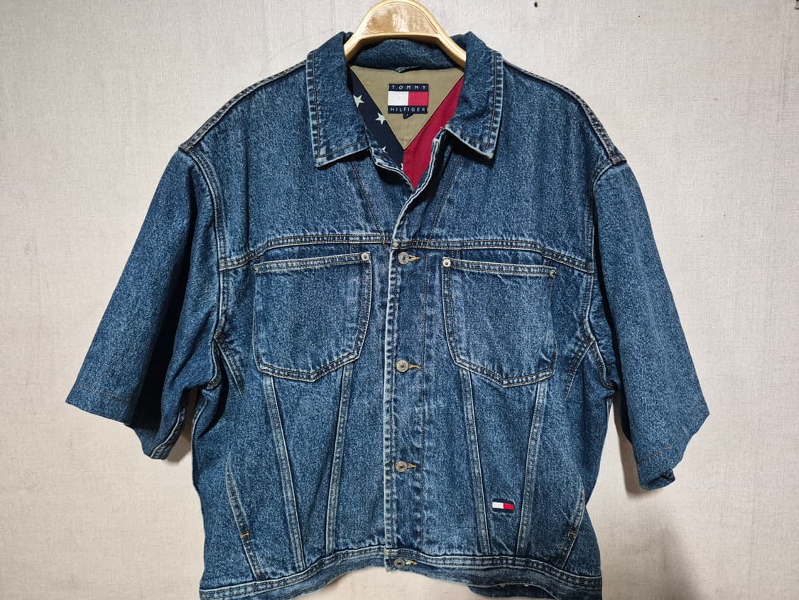 타미휘거 오버핏 데님반팔 (L) 상품이미지2