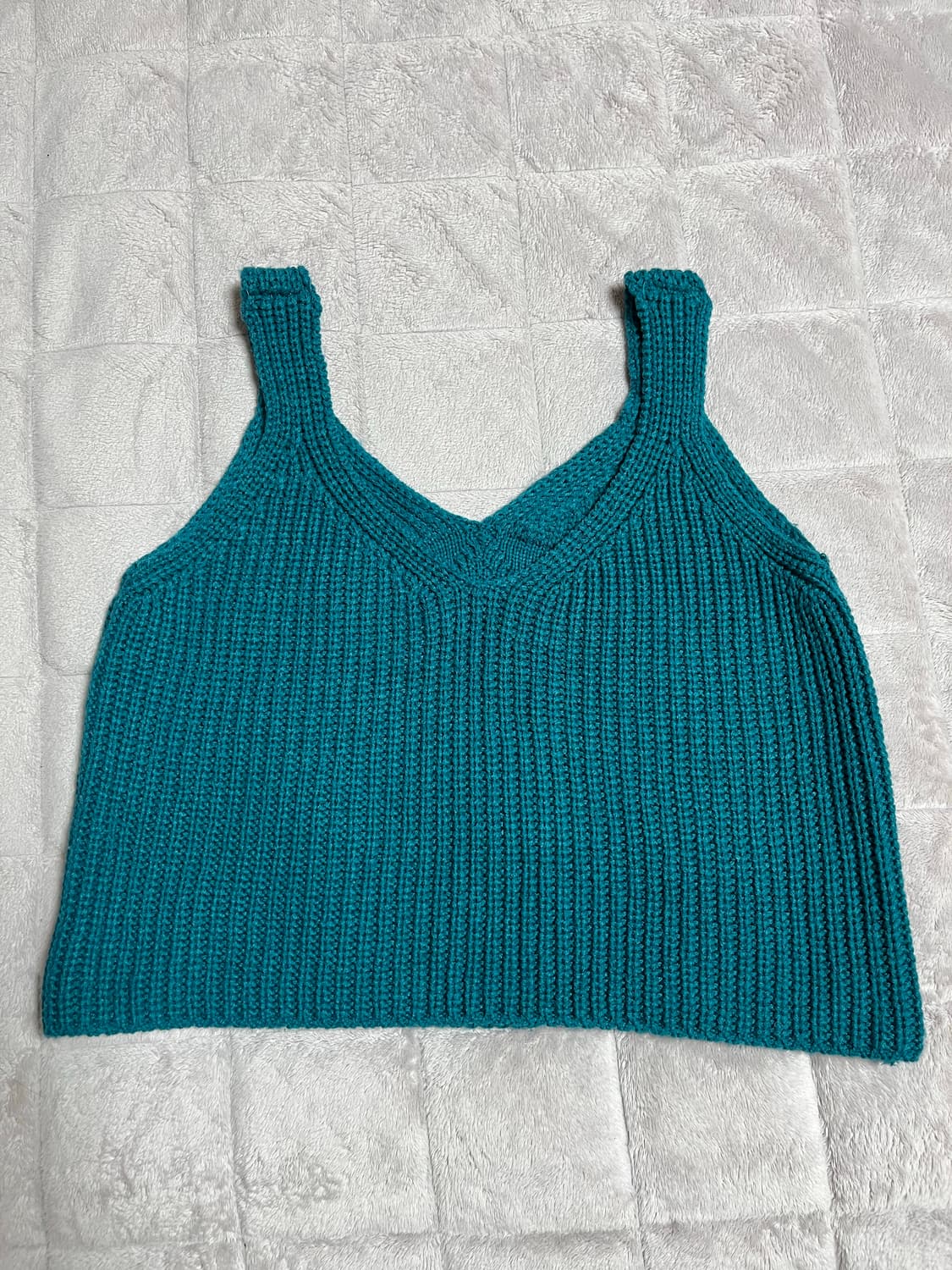 크롭 꽈배기 니트 레이어드 뷔스티에 상품이미지4