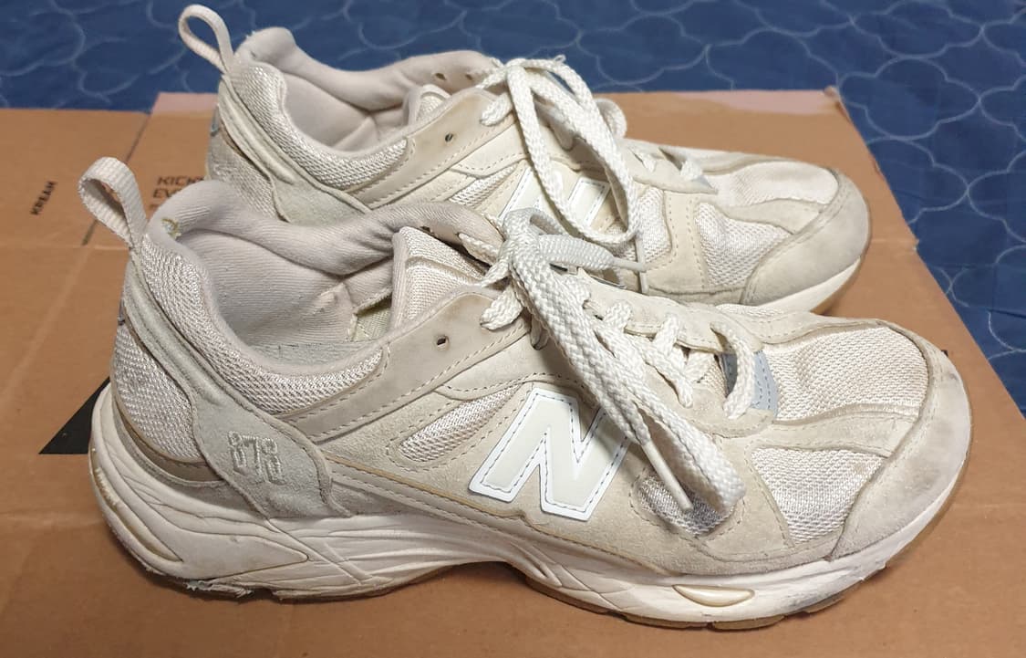 뉴발란스 878 베이지 아이보리 스니커즈 (240) 상품이미지2