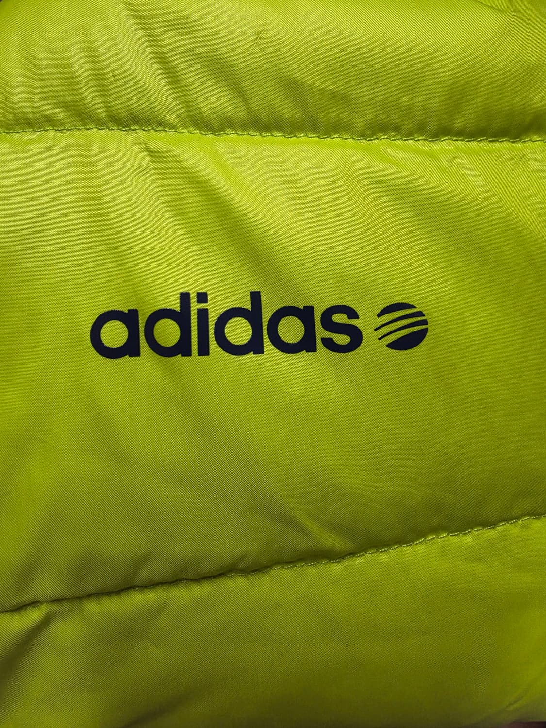 아디다스 네오 형광 후디패딩s 68/52 실측M 상품이미지9