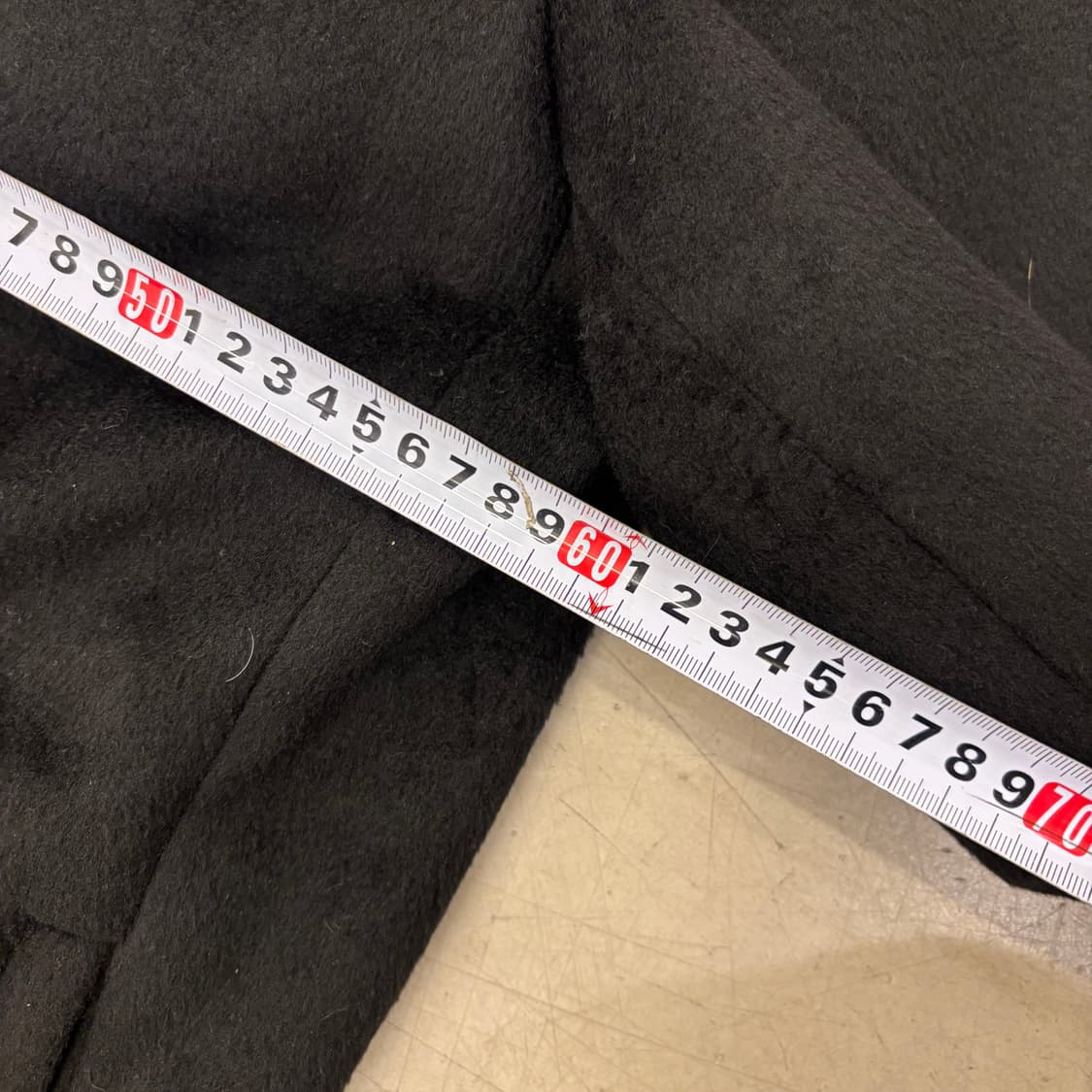 빈티지 블랙 롱 코트 상품이미지5