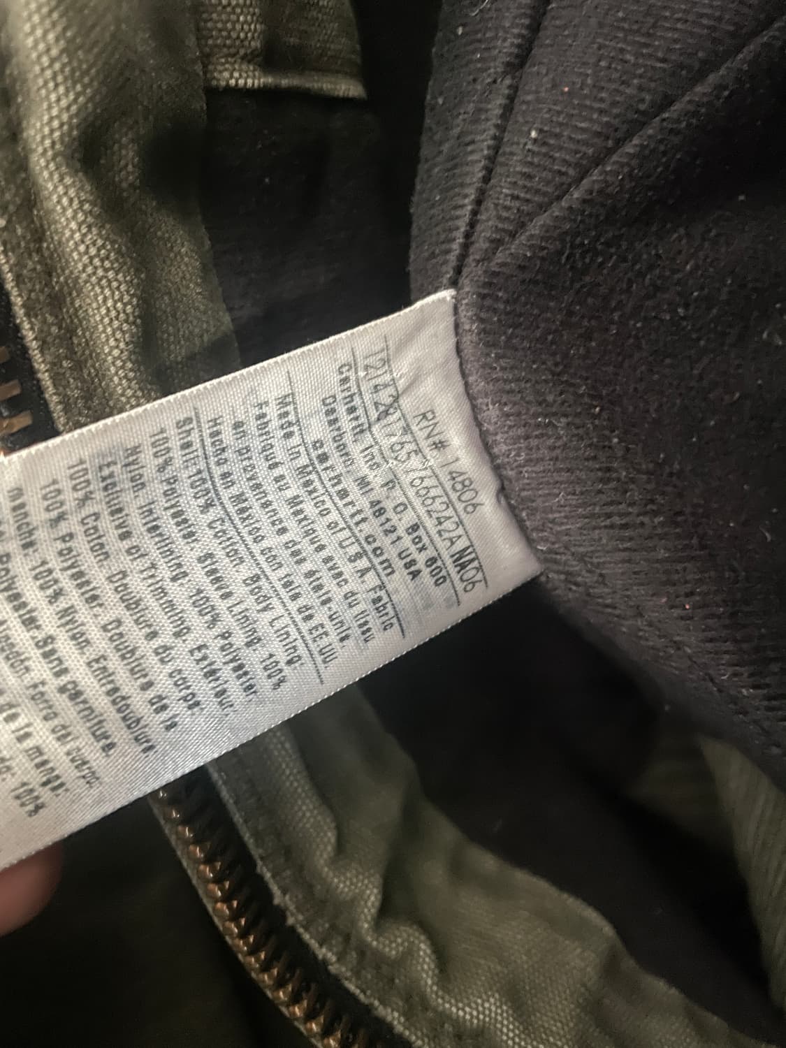 🇲🇽칼하트 J130 샌드스톤 아미그린 M-Tall 상품이미지7