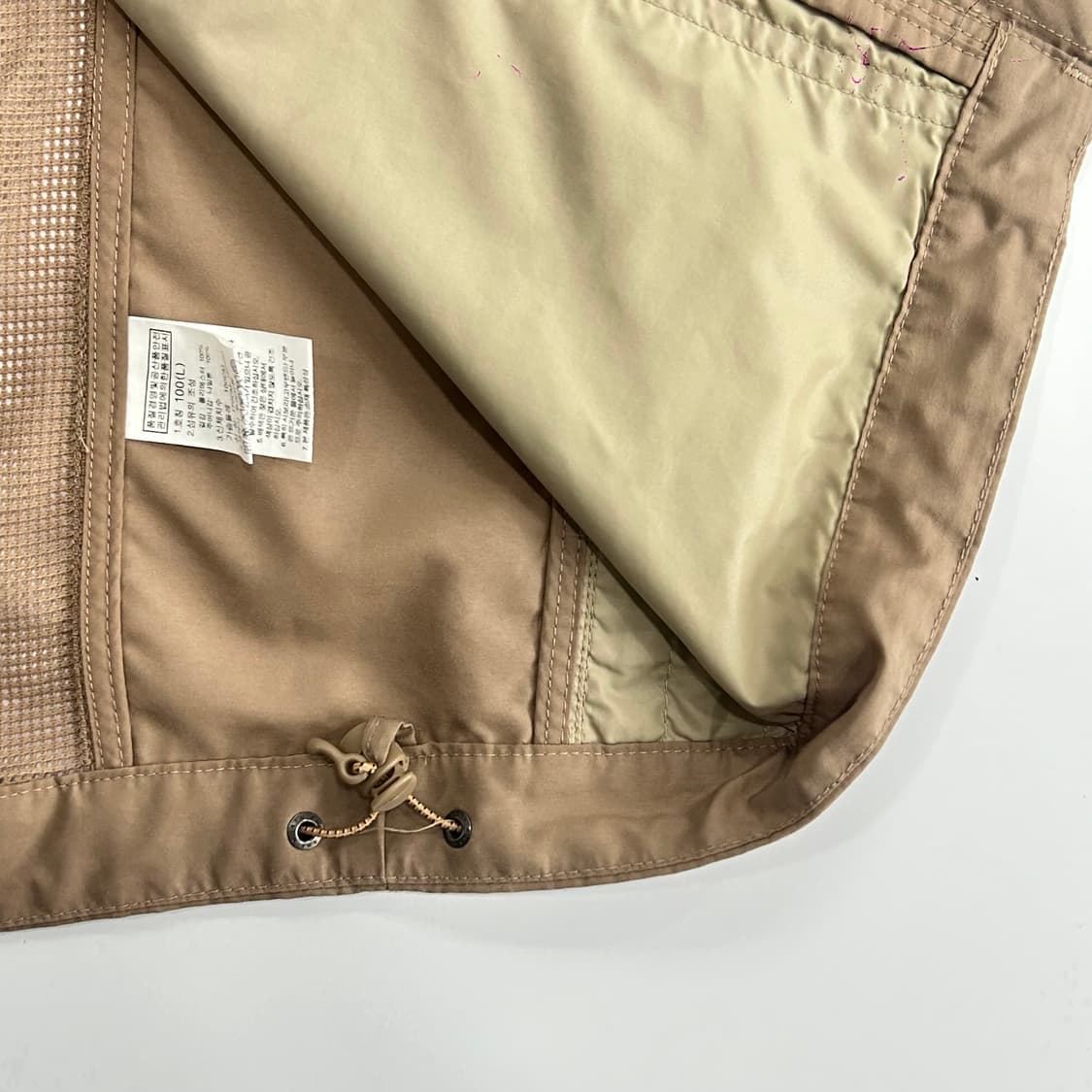 The north face 노스페이스 베이지 피슁 베스트  상품이미지6