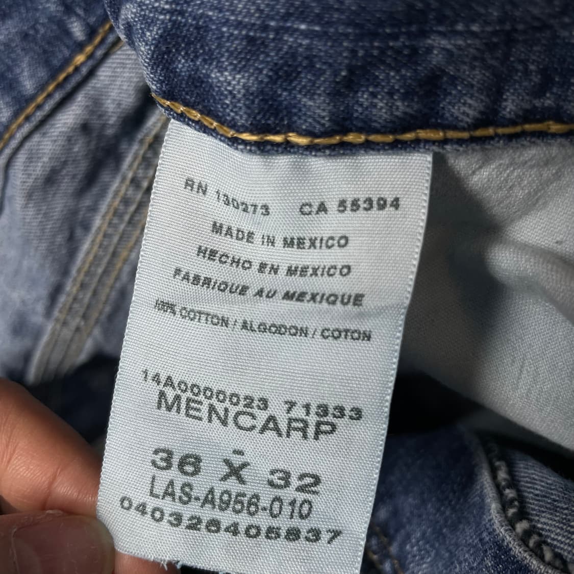 (36) 올드밀 빈티지 중청 카펜더 데님 팬츠 상품이미지6