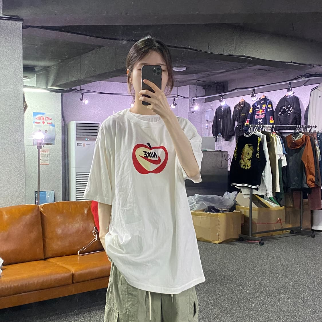 나이키 스우시 애플 반팔티 B2323 상품이미지1