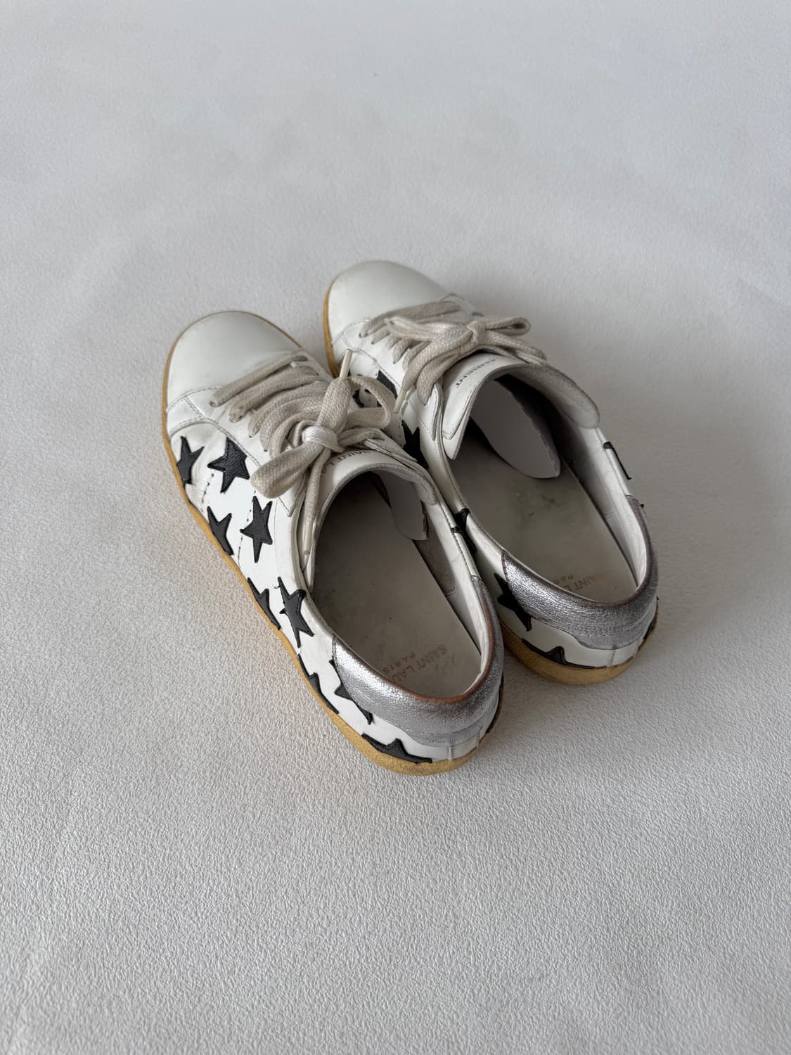 [EU39]생로랑(Saint Laurent) 클래식 스타 패치 스니커즈 상품이미지5