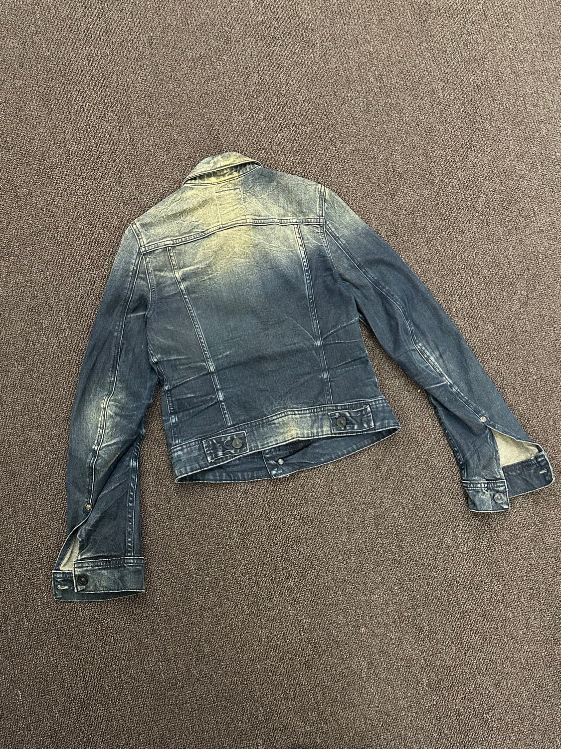 XS)G-STAR 빈티지 여성 워싱 데님 트러커 자켓 상품이미지3