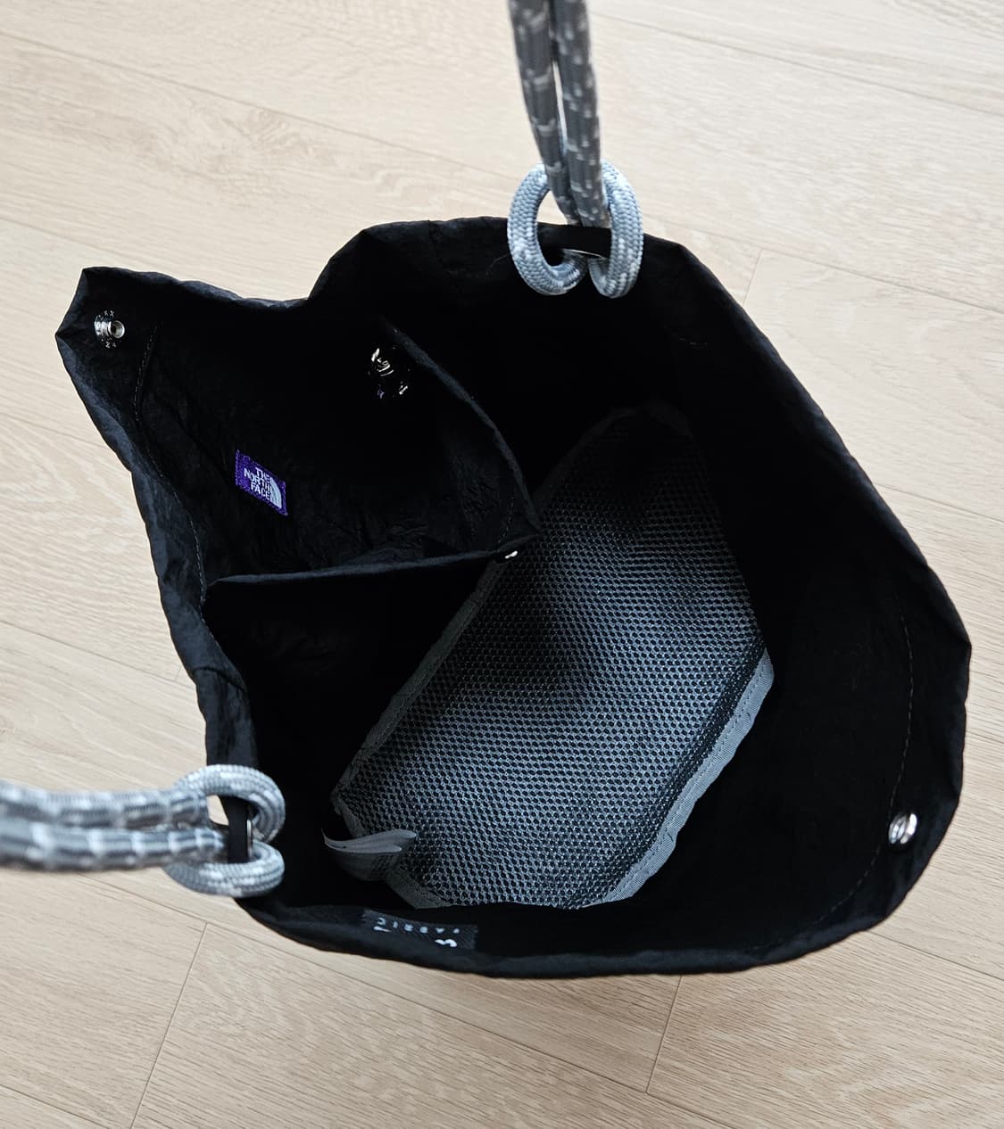 노스페이스 퍼플라벨 라운지 백 블랙 The Northface 상품이미지7