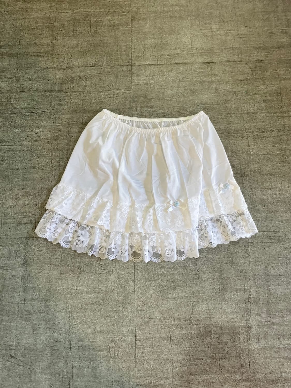 일본빈티지 핀터깔y2k 달천깔페어리 리본 레이어드스커트 상품이미지1