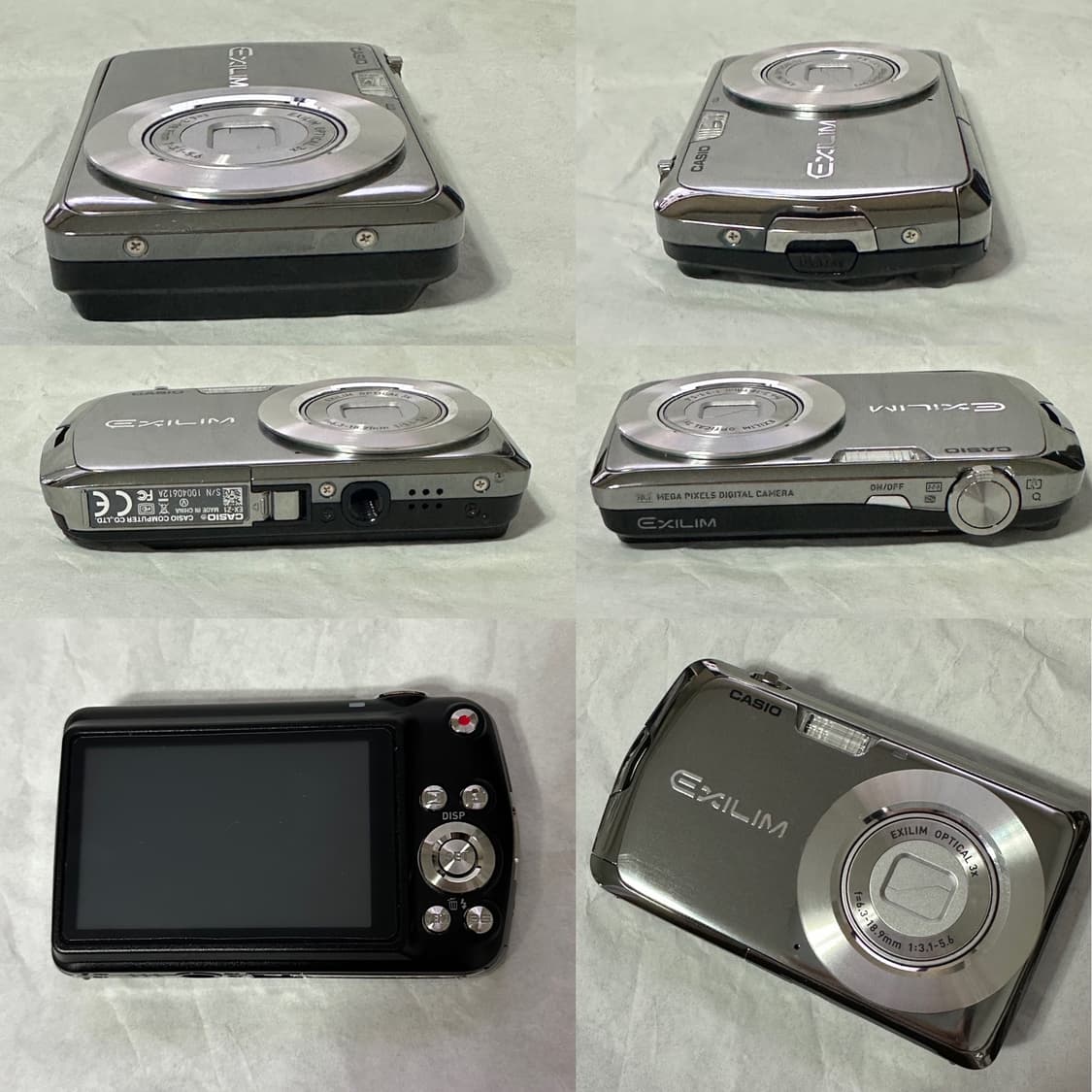 인물디카 📸 카시오 엑슬림 EX-Z1 실버 + 정품충전기 및 구성품 상품이미지7