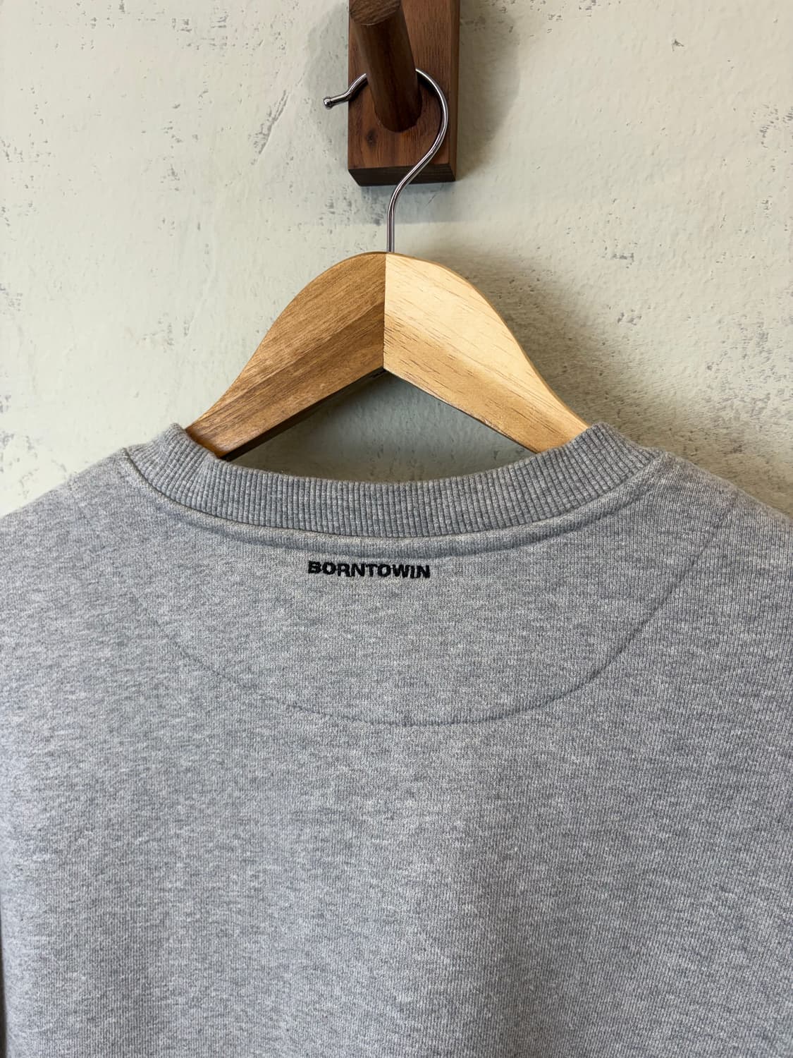 본투윈 맨투맨 그레이 상품이미지6