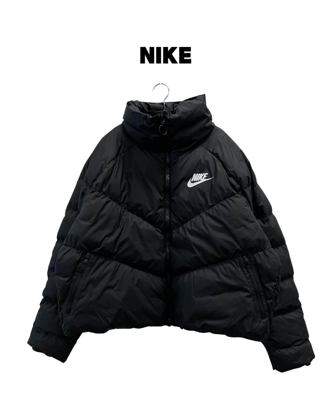 (L) 나이키 우먼스 스포츠웨어 SYN 필 스테이트먼트 패딩 재킷 블랙 상품이미지1
