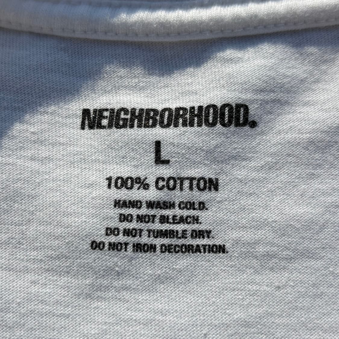 Neighborhood x Osamu Nagahama 화이트 반팔 티셔츠 상품이미지8