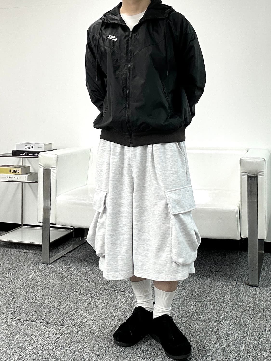 나이키 스우시 윈드러너 후드 바람막이 자켓 L  상품이미지4