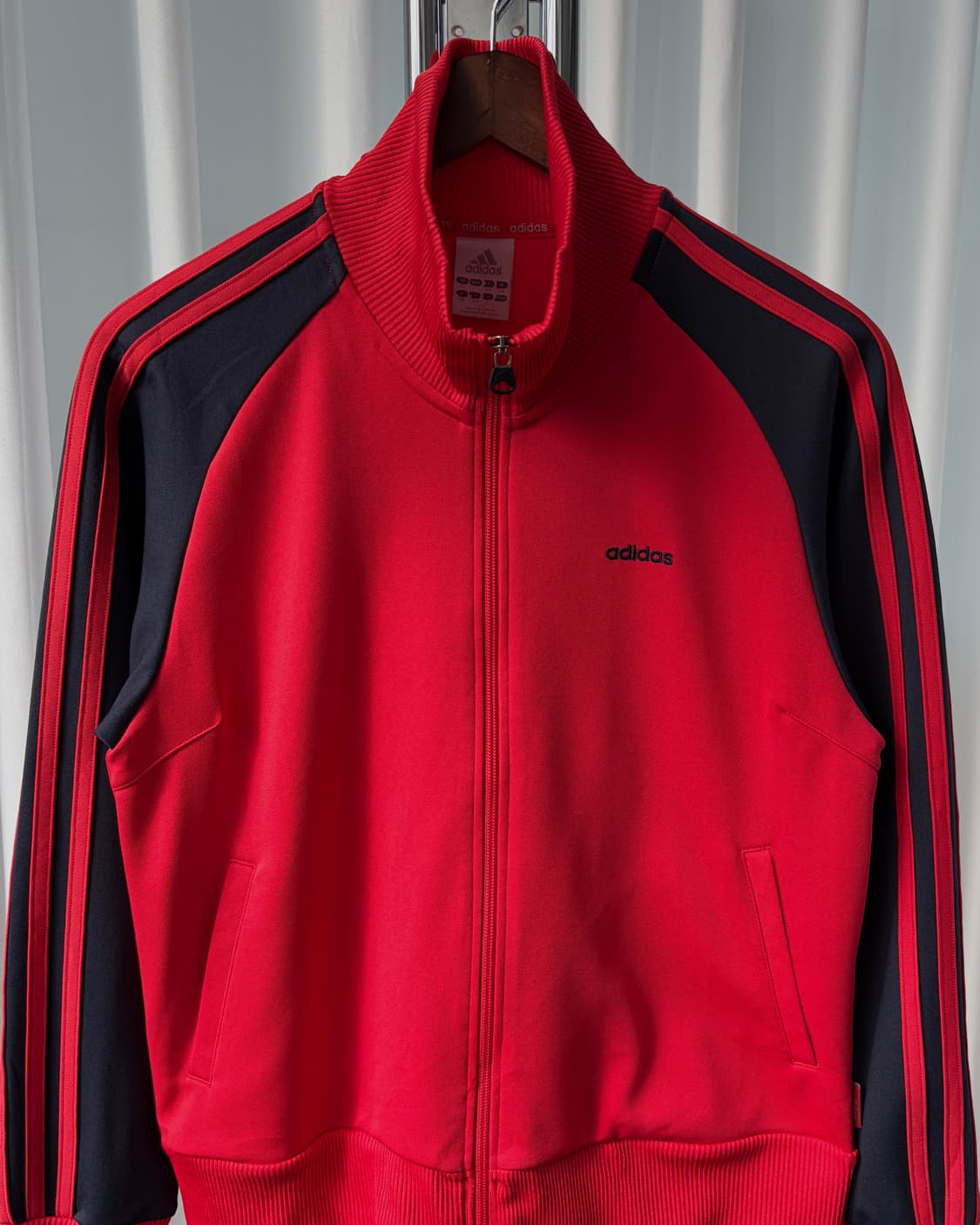 [M-L]아디다스 JPN 올드스쿨 레드 네이비 트랙탑 져지 상품이미지4