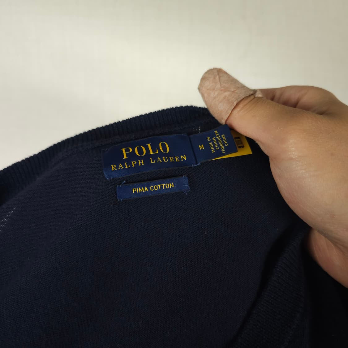 폴로 니트가디건 여성M사이즈  상품이미지3