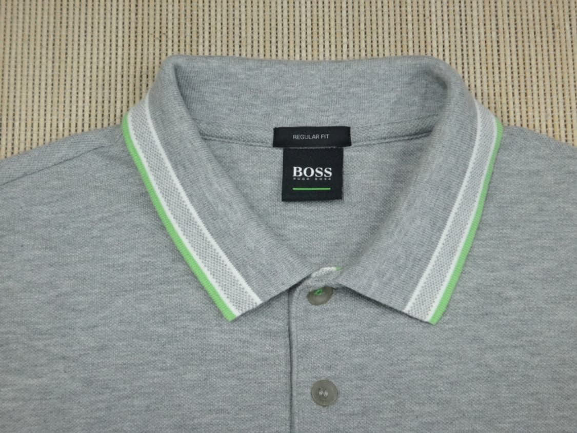 (M/95) 휴고보스 남성 카라넥 반팔 면 티셔츠 상품이미지6