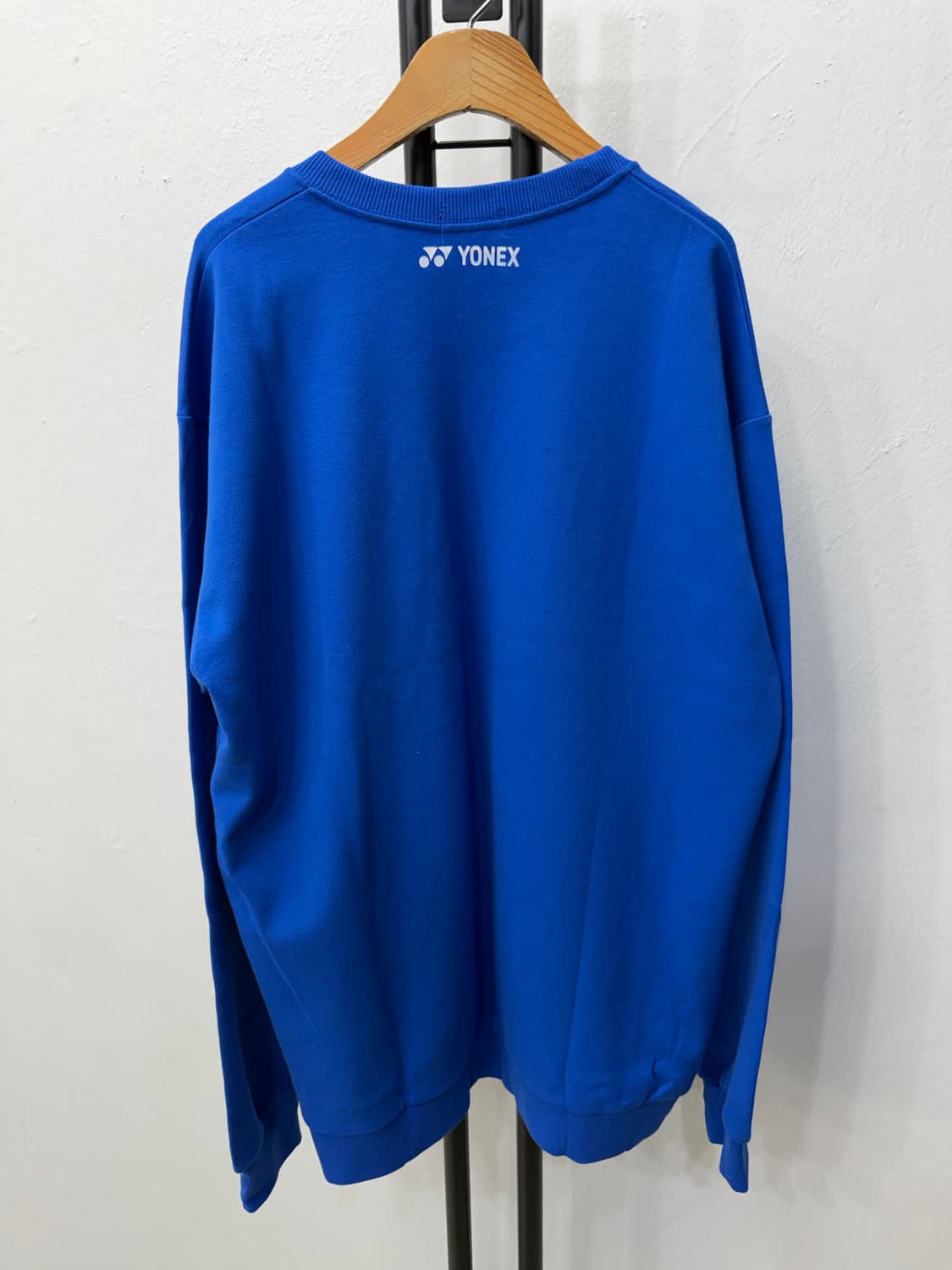 새제품) 요넥스 파랑색 엄파이어 맨투맨 티셔츠 110 상품이미지5
