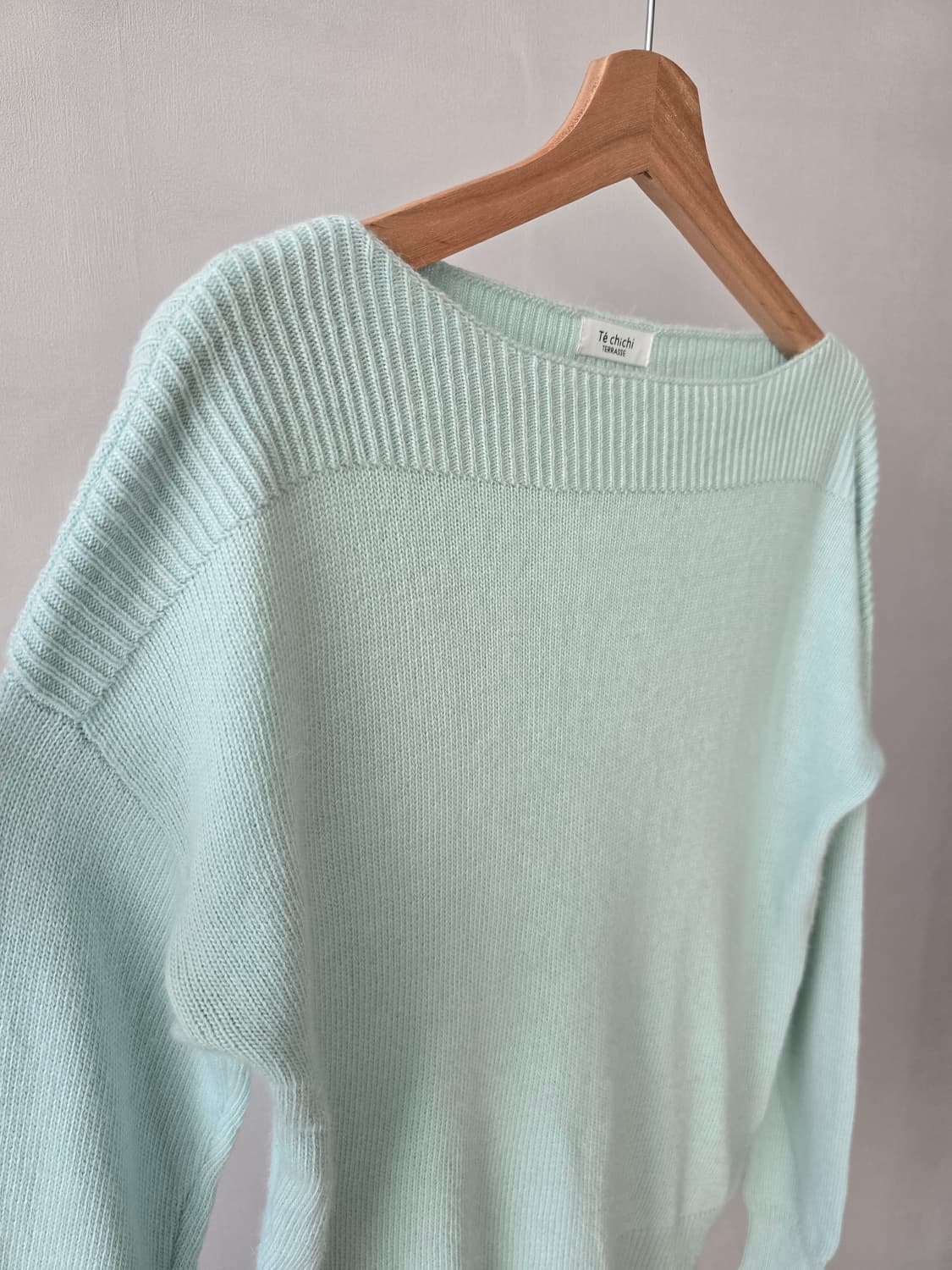 포근한 앙고라 혼방 민트 니트 (Te chichi TERRASSE) 상품이미지3