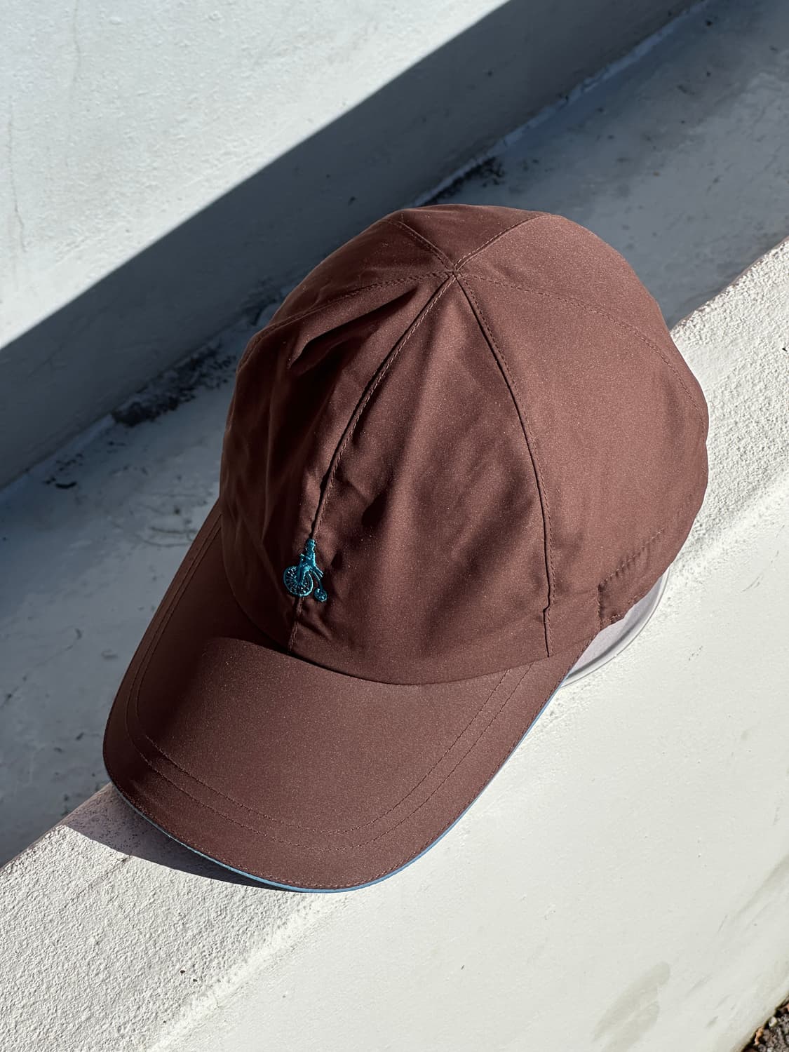 [F] 빈폴 로고 브라운 우븐 볼캡 모자 상품이미지2