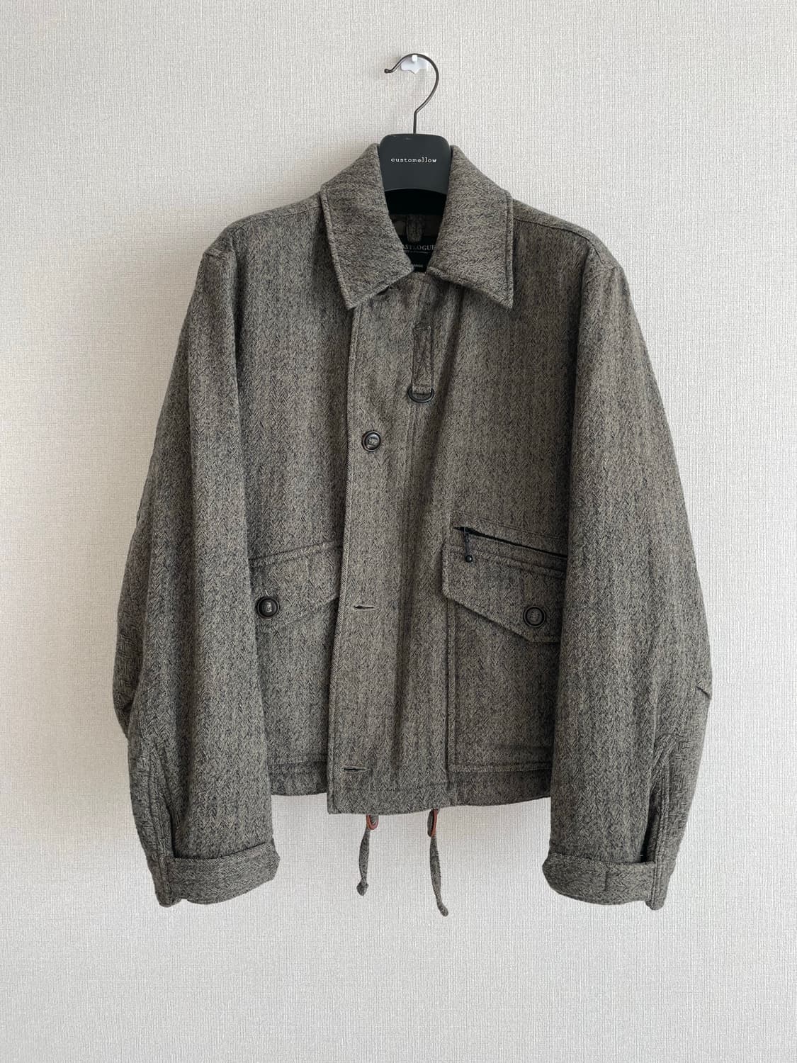 이스트로그 mk3 자켓 울 헤링본 L 상품이미지2