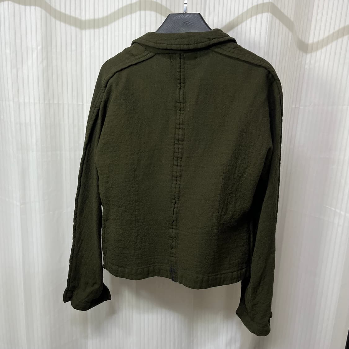 [M] 꼼데가르송 트리콧 축융 울 자켓 AD2008 상품이미지2