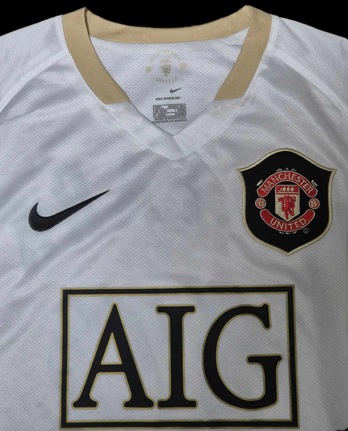 레트로)06-07 맨유 어웨이킷 박지성 긴팔유니폼 L 레플리카 상품이미지3