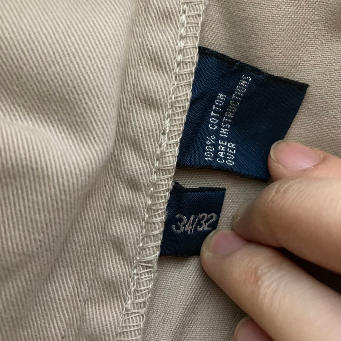 폴로 랄프로렌 빈티지 베이지 코튼 팬츠 면바지 32-34인치 상품이미지7