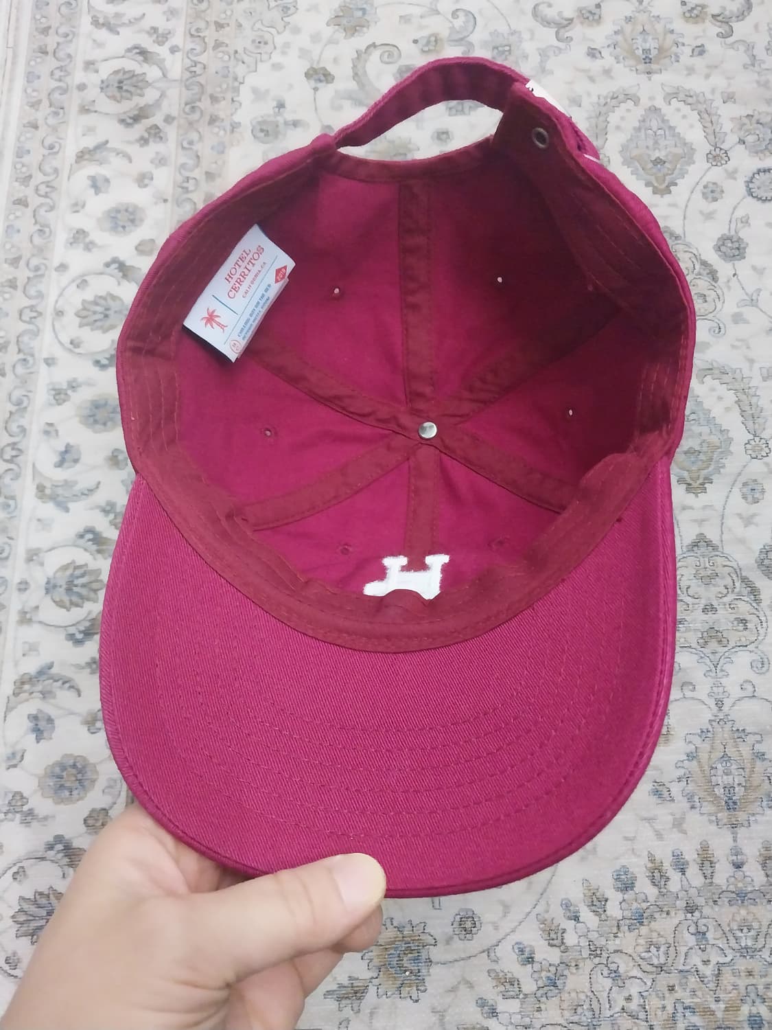 호텔 세리토스 HC 버건디 볼캡 상품이미지6