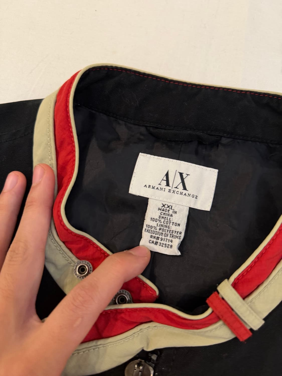 아르마니 익스체인지 투웨이 싱글라이더 자켓 상품이미지5