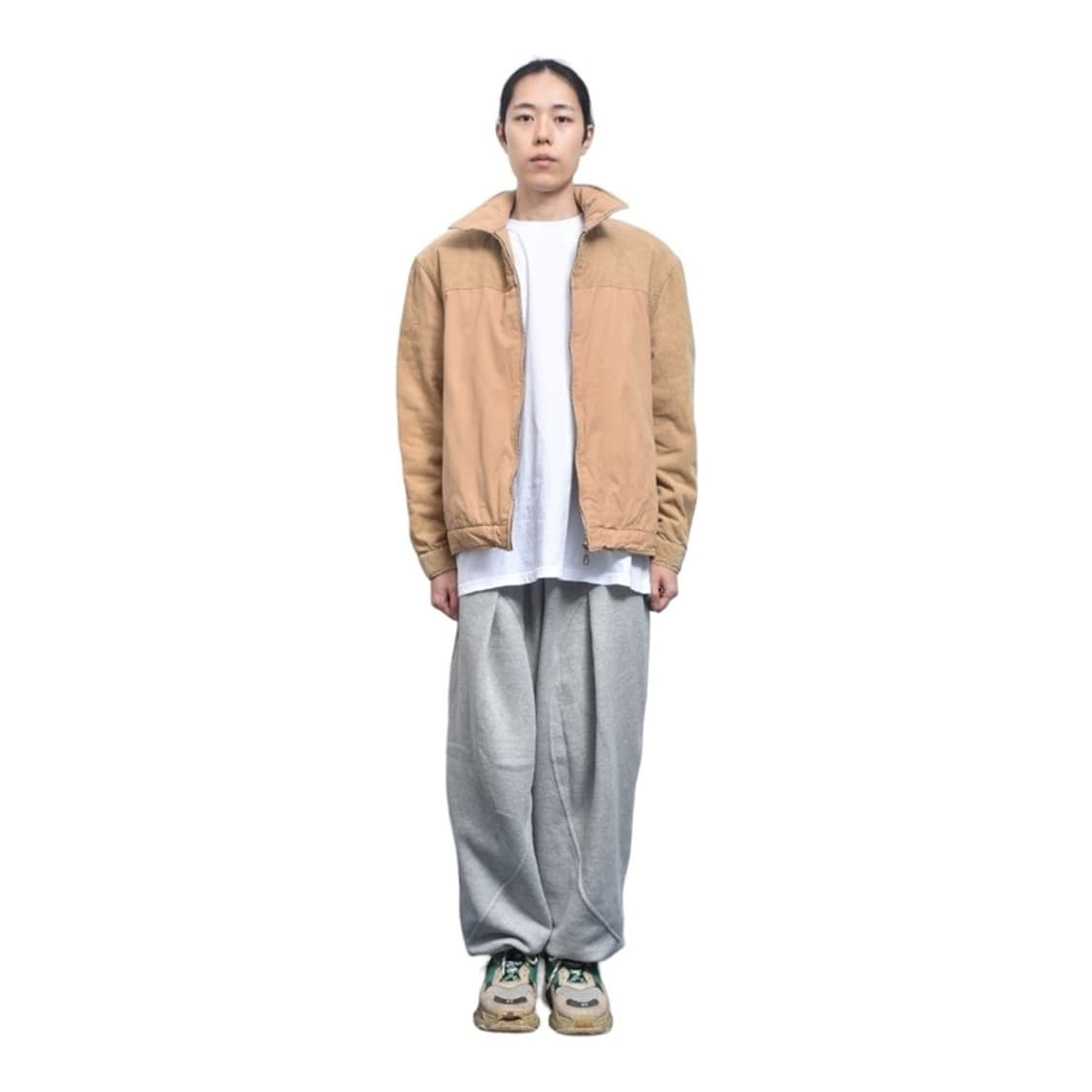 90S 캘빈 클라인 코듀로이 골덴 코튼 점퍼 블루종 집업 자켓 N157 상품이미지5