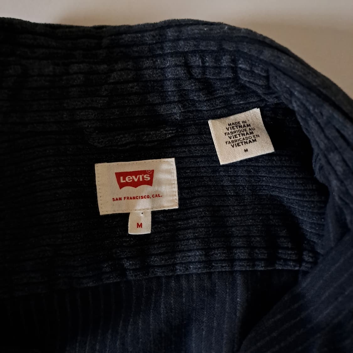 (택포) 리바이스 오버핏 코듀로이 워크 셔츠 L B490 상품이미지7