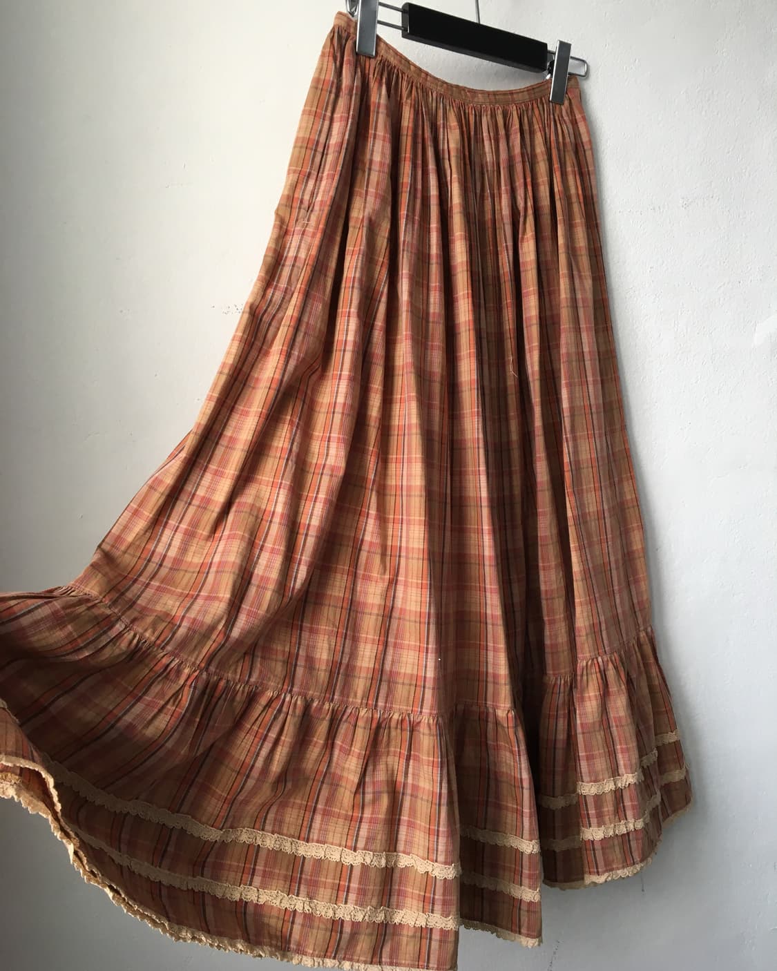 Check pattern skirt 상품이미지2