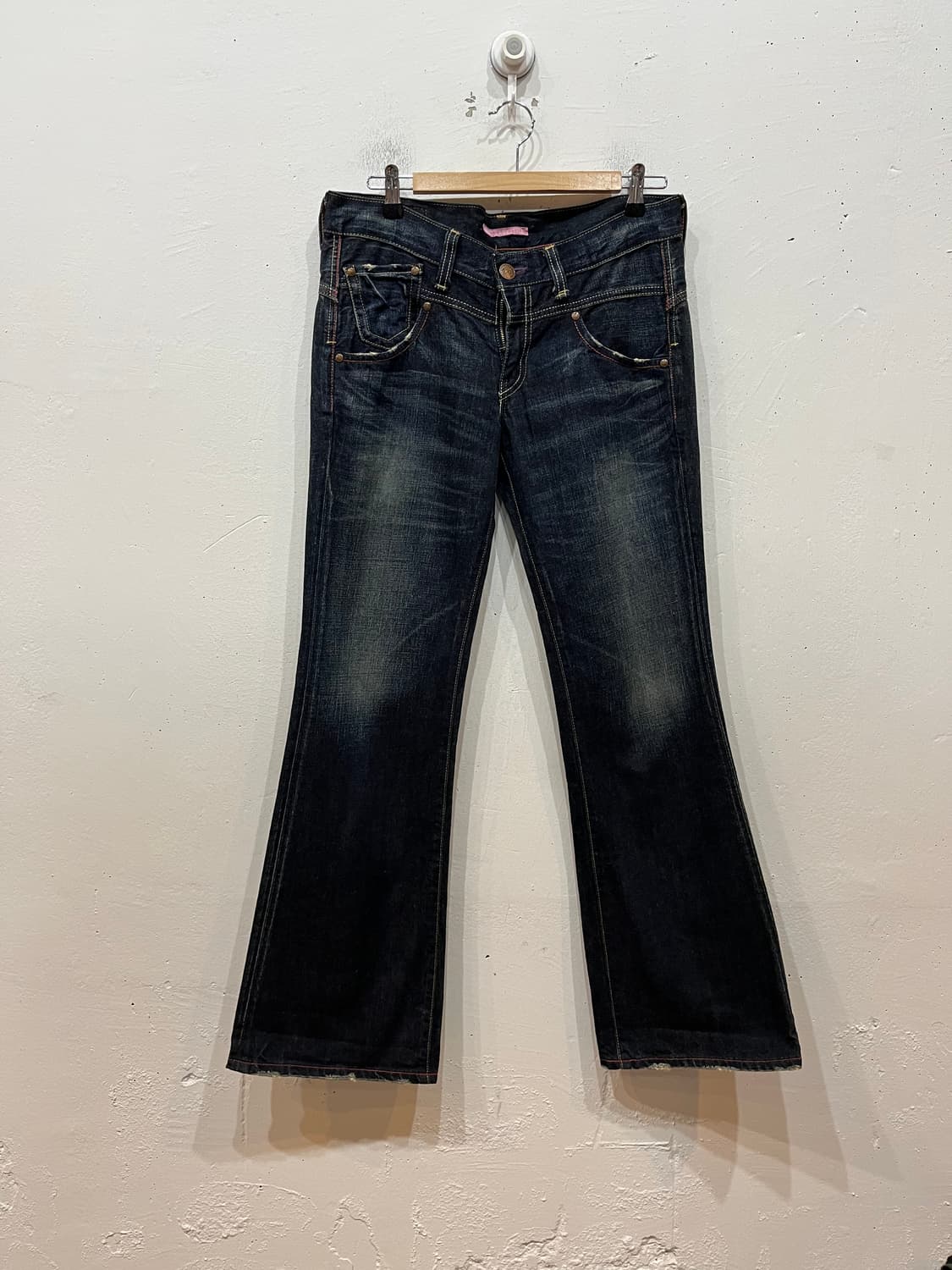 00s 리바이스 셀비지 로우라이즈 부츠컷 데님팬츠 Made in JPN 상품이미지1