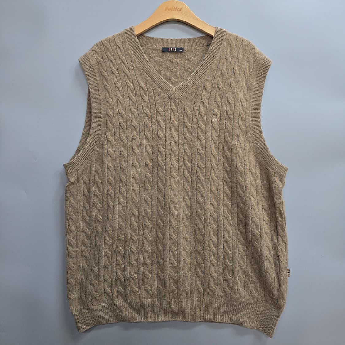 닥스(DAKS) 알파카 모 혼방 케이블 니트 베스트 110 상품이미지1