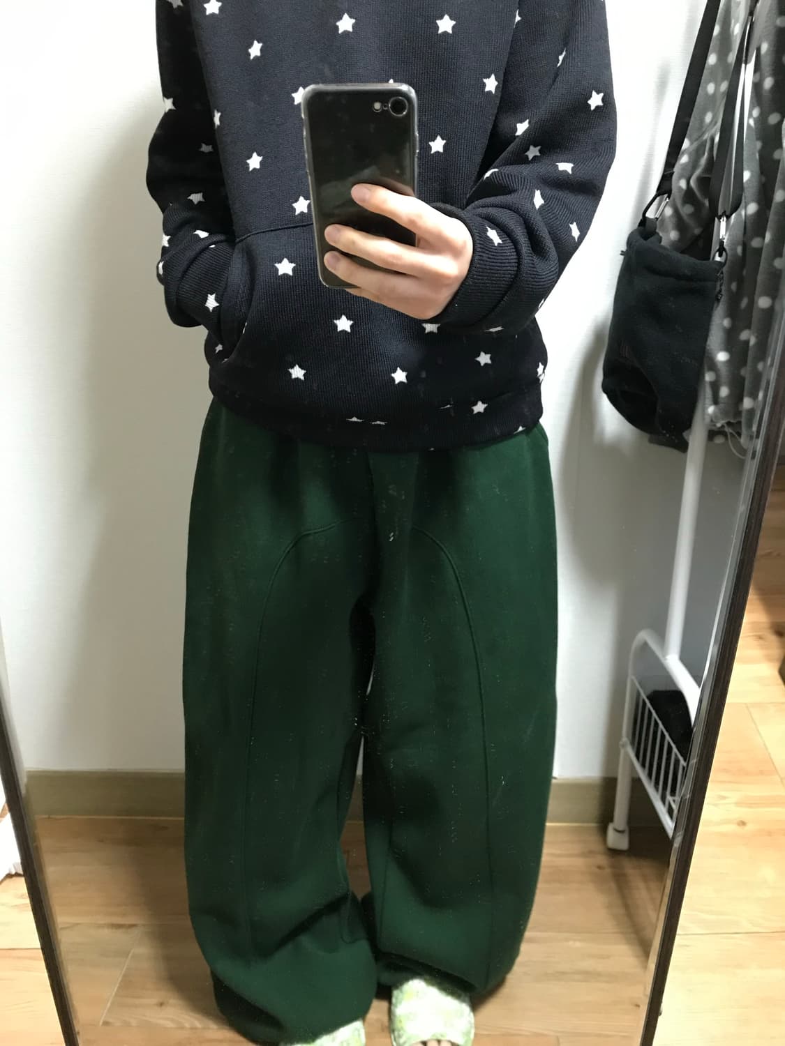 초록 스웻팬츠 상품이미지2