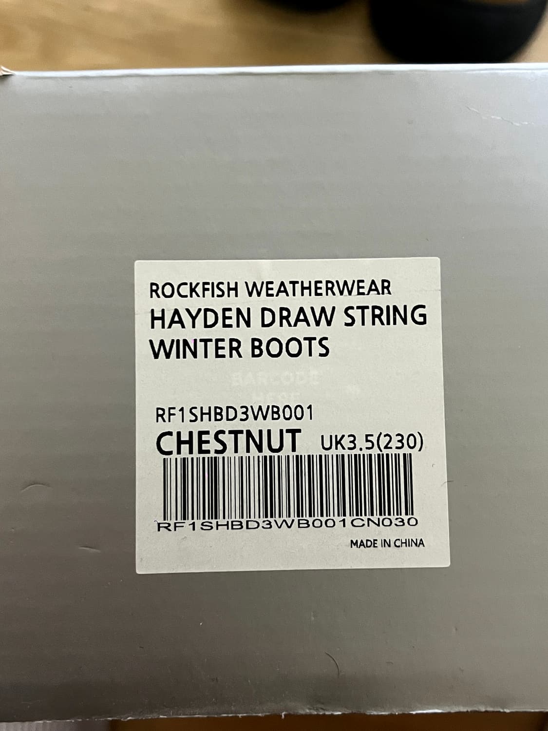 락피쉬웨더웨어 헤이든 드로우 스트링 윈터부츠 230 상품이미지6