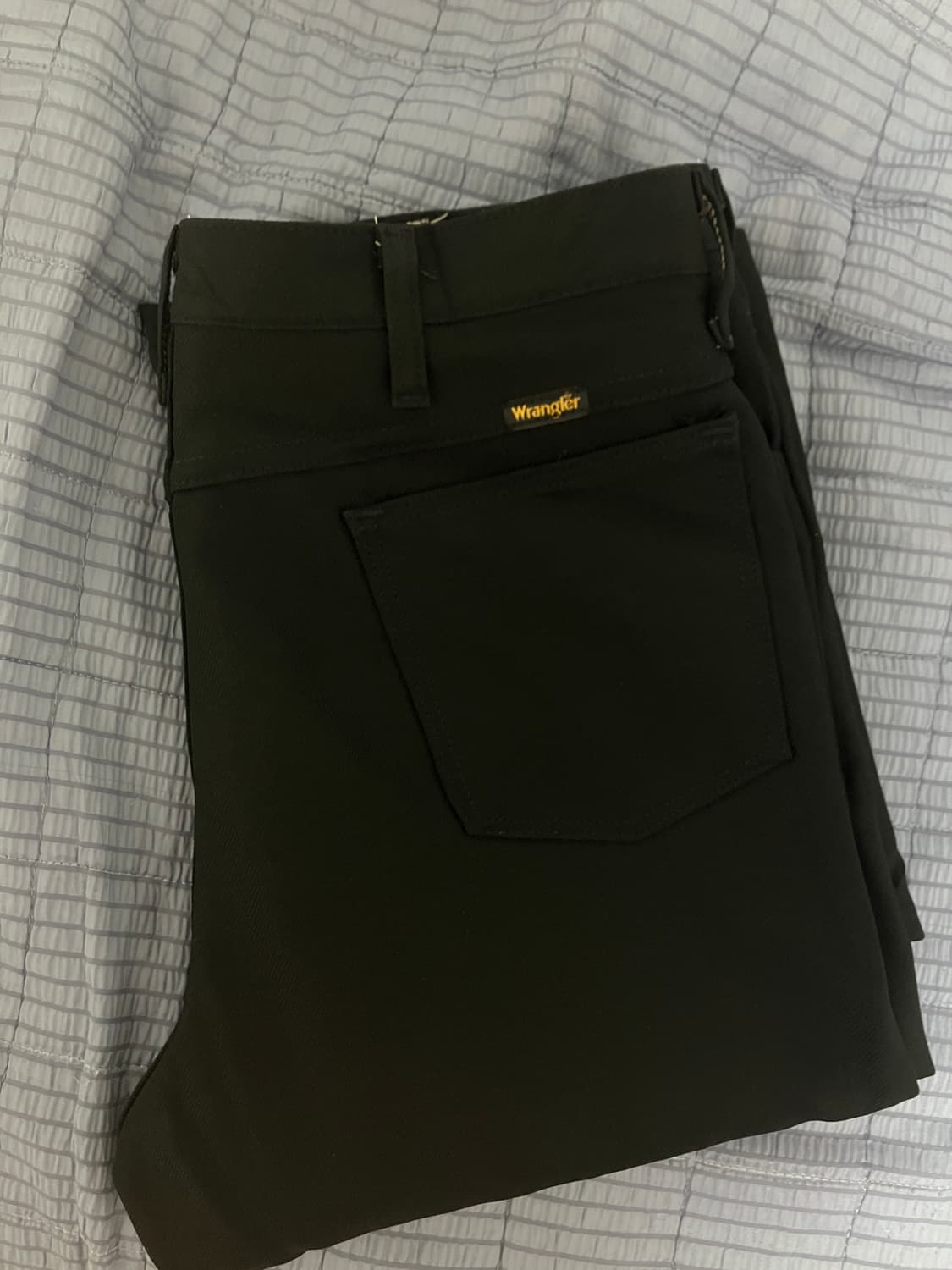 (36 X 32) 랭글러 메카닉 팬츠 부츠컷 블랙 상품이미지1