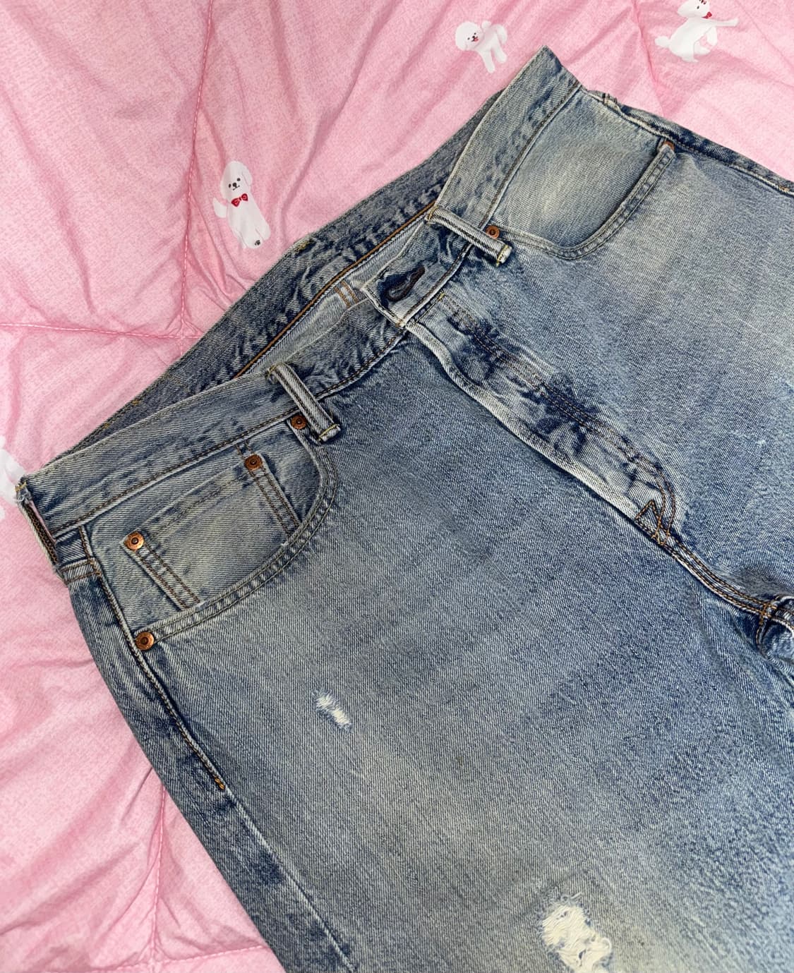 리바이스 501 디스트로이드 데님 팬츠 상품이미지5