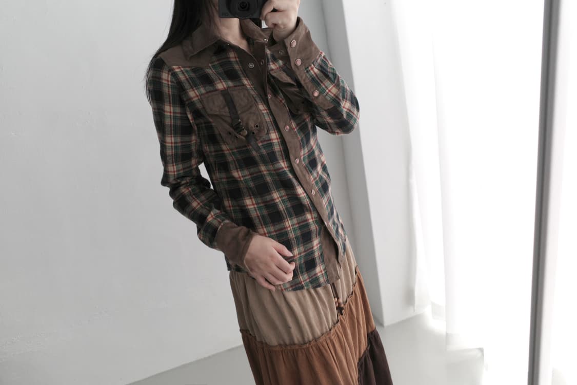 check snap shirt 상품이미지6