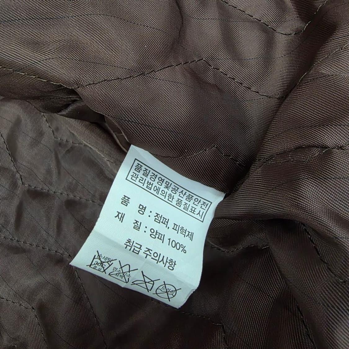 JINTEOK 빈티지 리얼레더 남성 라이더자켓 상품이미지7