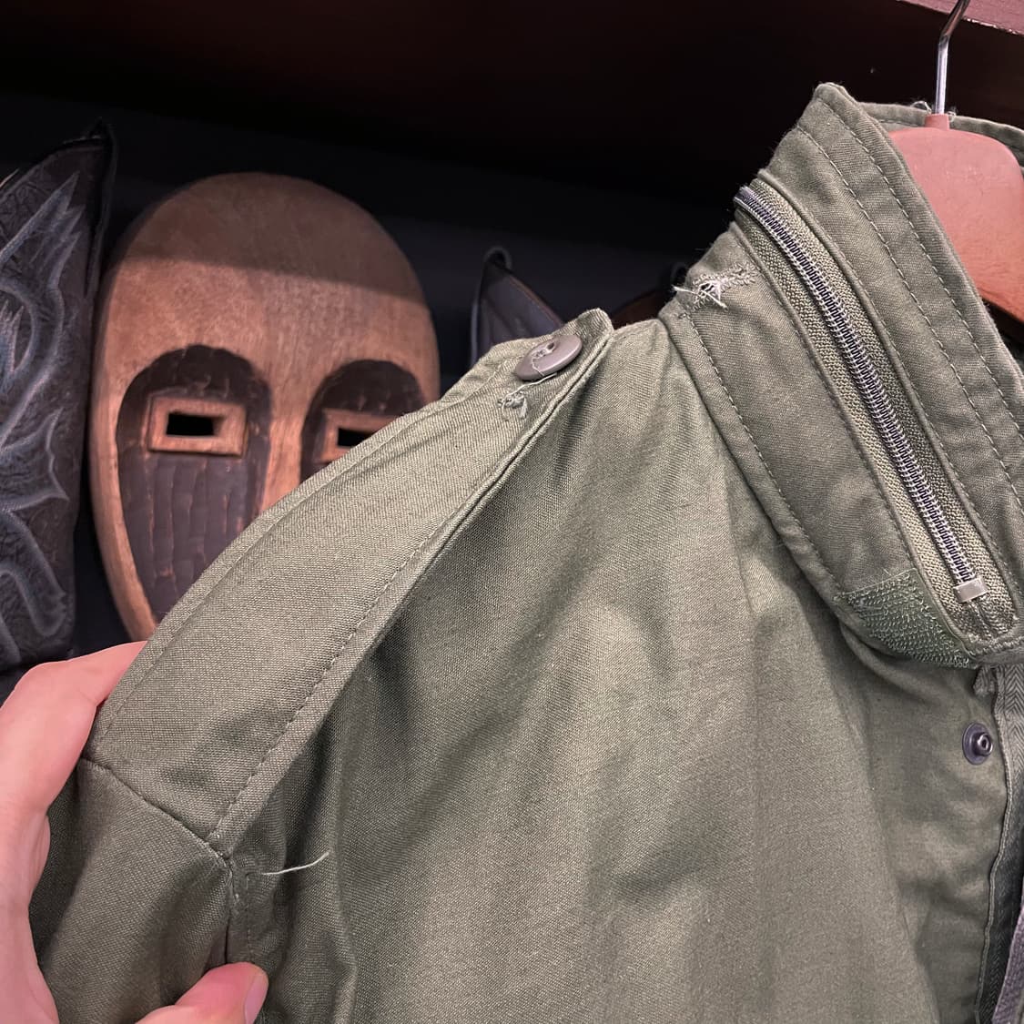 70s M65 필드 자켓 U.S ARMY 오리지널 밀리터리 야상 상품이미지5